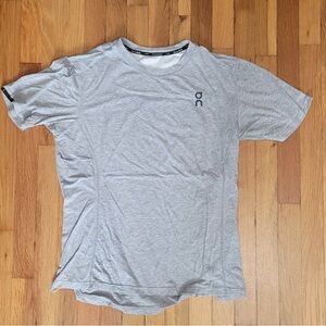 On Running Men's Gray Performance Shirt